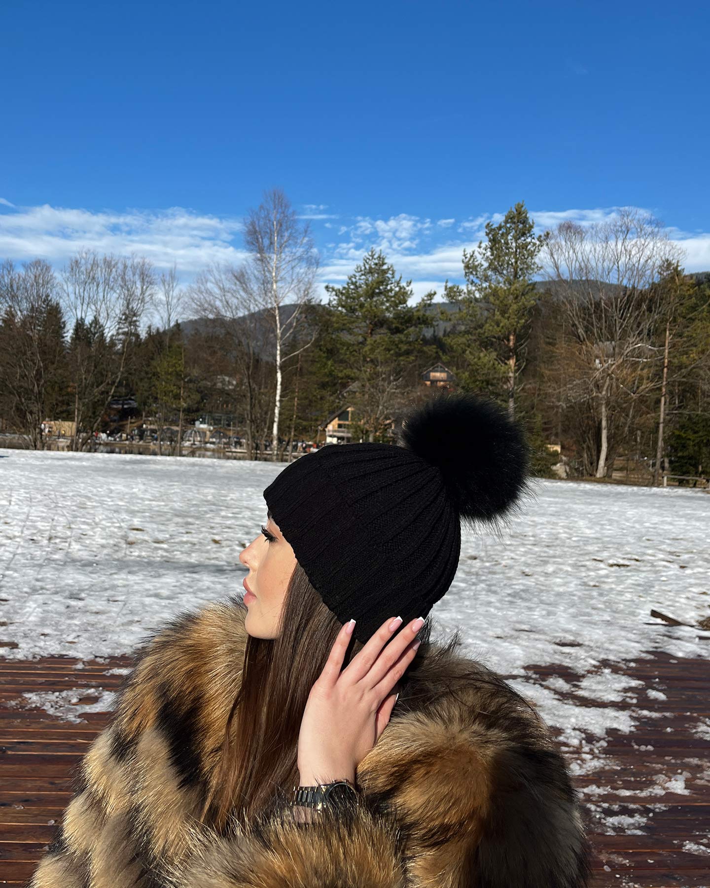 Kapa s pomponom - Ice - Slika 3